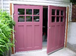 Vintage Garage Door, LLC has solved all the problems built into carriage house garage doors.  Our real custom carriage door solutions include Hinged, Swinging, Swing-Out, Swing-In, and Swing REAL carriage house doors.