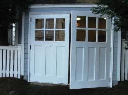 Vintage Garage Door, LLC has solutions for all your carriage house garage doors.  Our real custom carriage door solutions include Hinged, Swinging, Swing-Out, Swing-In, and Swing REAL carriage house doors.