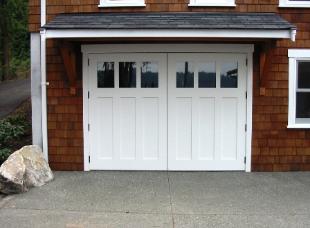 Hand-Made Custom Carriage Garage Door and REAL Swing out or Hinged ...